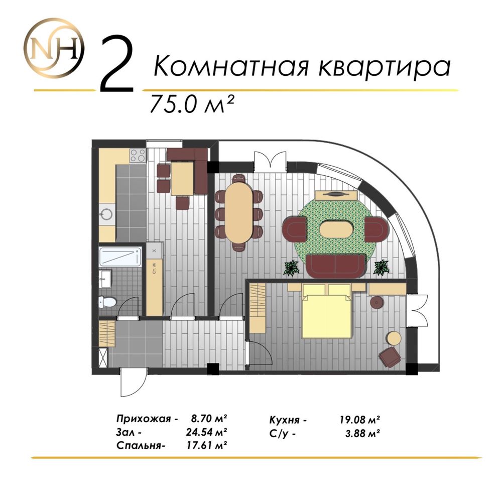 СРОЧНО ПРОДАЁТСЯ квартира на Юнус Абаде. Отличная локация