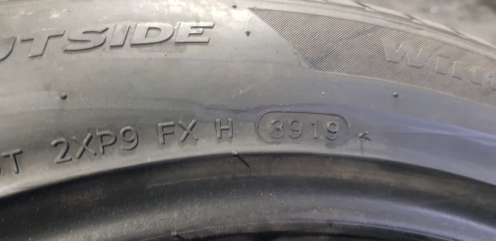 Anvelope 2x275 45 19 hankok iarnă dot 19 mm 4.7