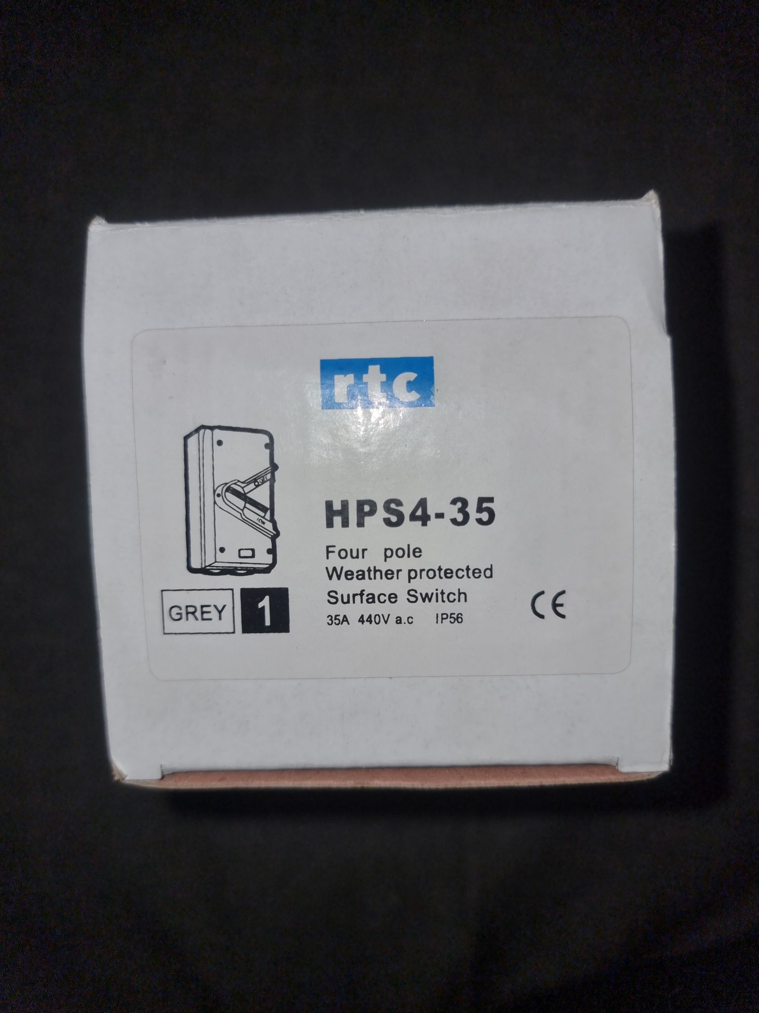 Intrerupator general IP56 heblu –4P/35A