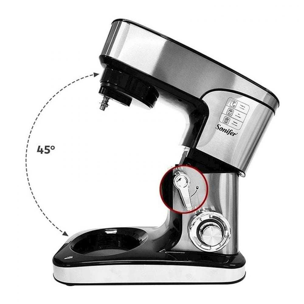 Планетарный стационарный миксер,  12 л, SONIFER SF-8082 Stand Mixer