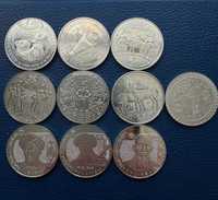 Продам штучно коллекционные монеты