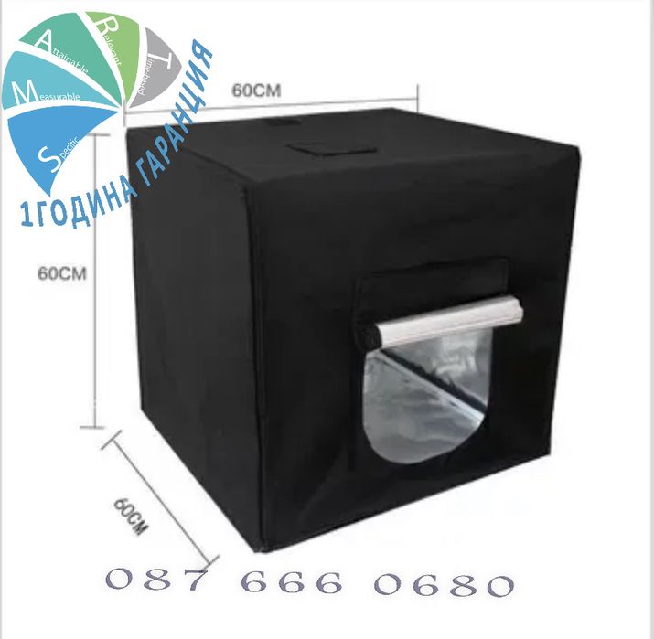 Палатка продуктова фотография фото кутия професионални снимки Led 60х6