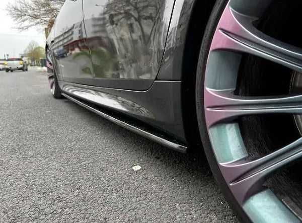 Prelungire praguri BMW seria 5 E60, E61 M-Performance negru lucios