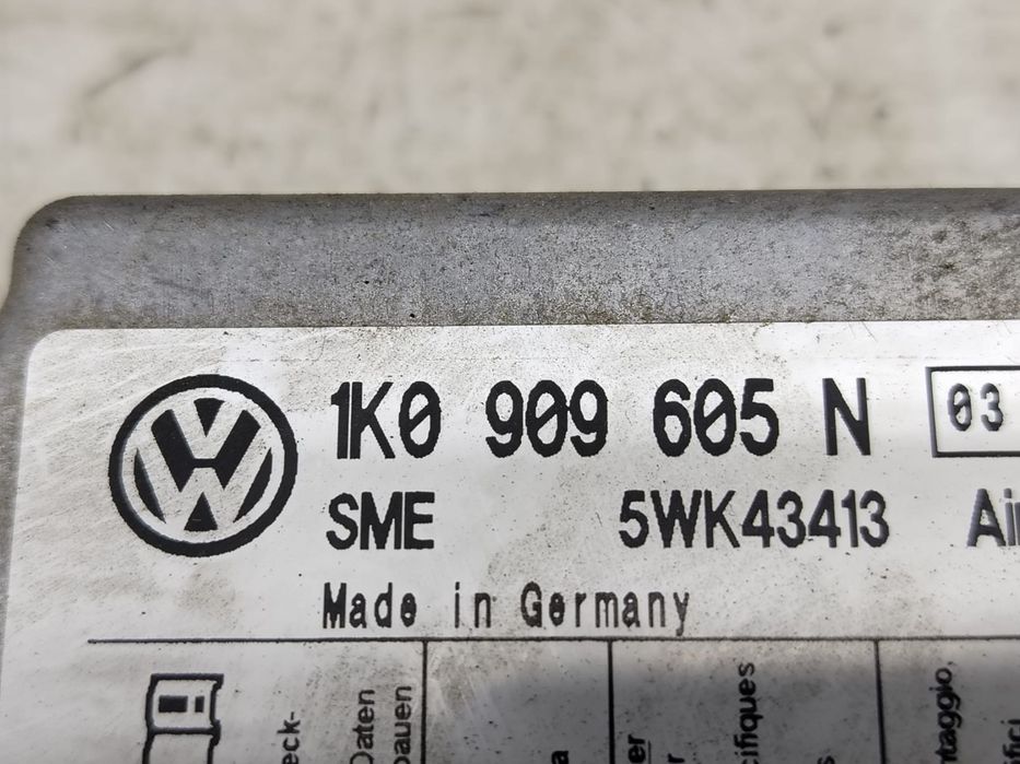 Calculator airbag 1k0909605n Volkswagen VW Passat B6 [2005 - 2010]