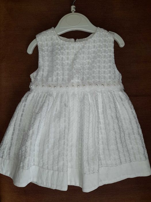 Рокличка  и жилетка за момиченце 12м