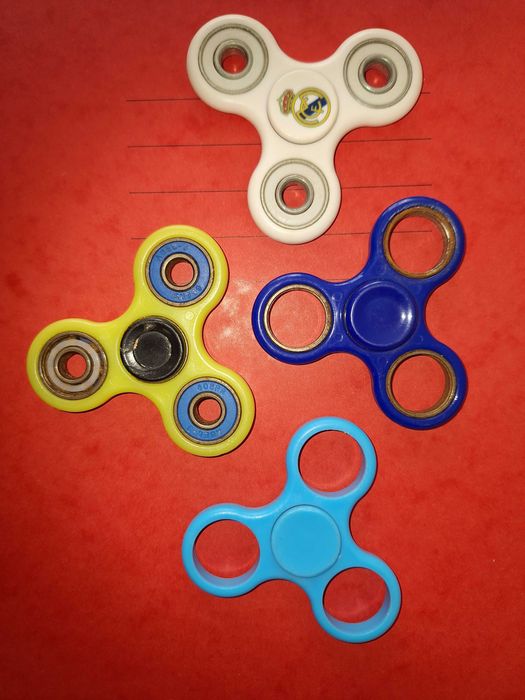 Jucarie - Fidget Spinner, Moses, Plastic/Metal, buc = 4