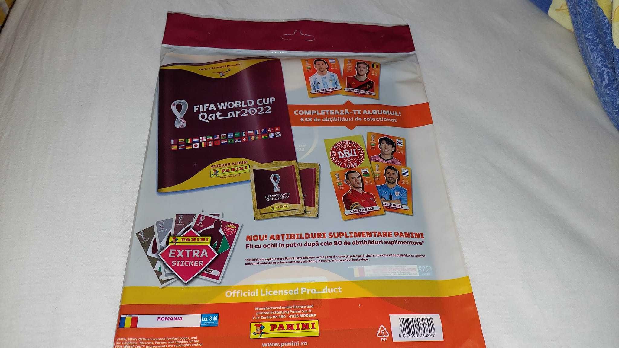 Starter pack Panini Qatar 2022,varianta internationala, 25 lei