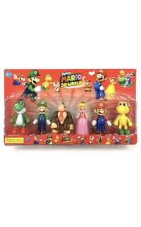 Set cu 6 figurine Super Mario, NOU