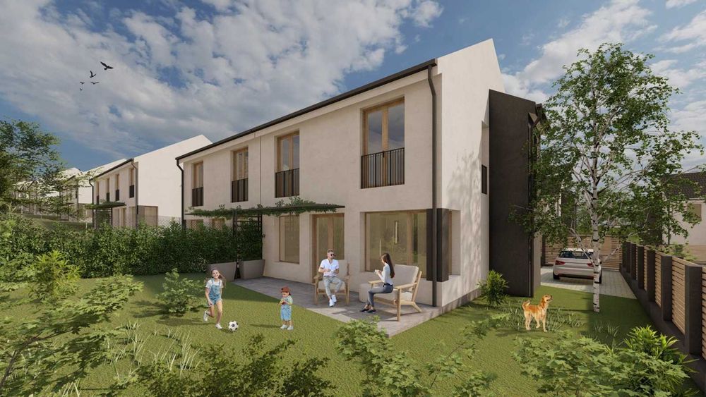 De vanzare case proiect nou Budiu Mic