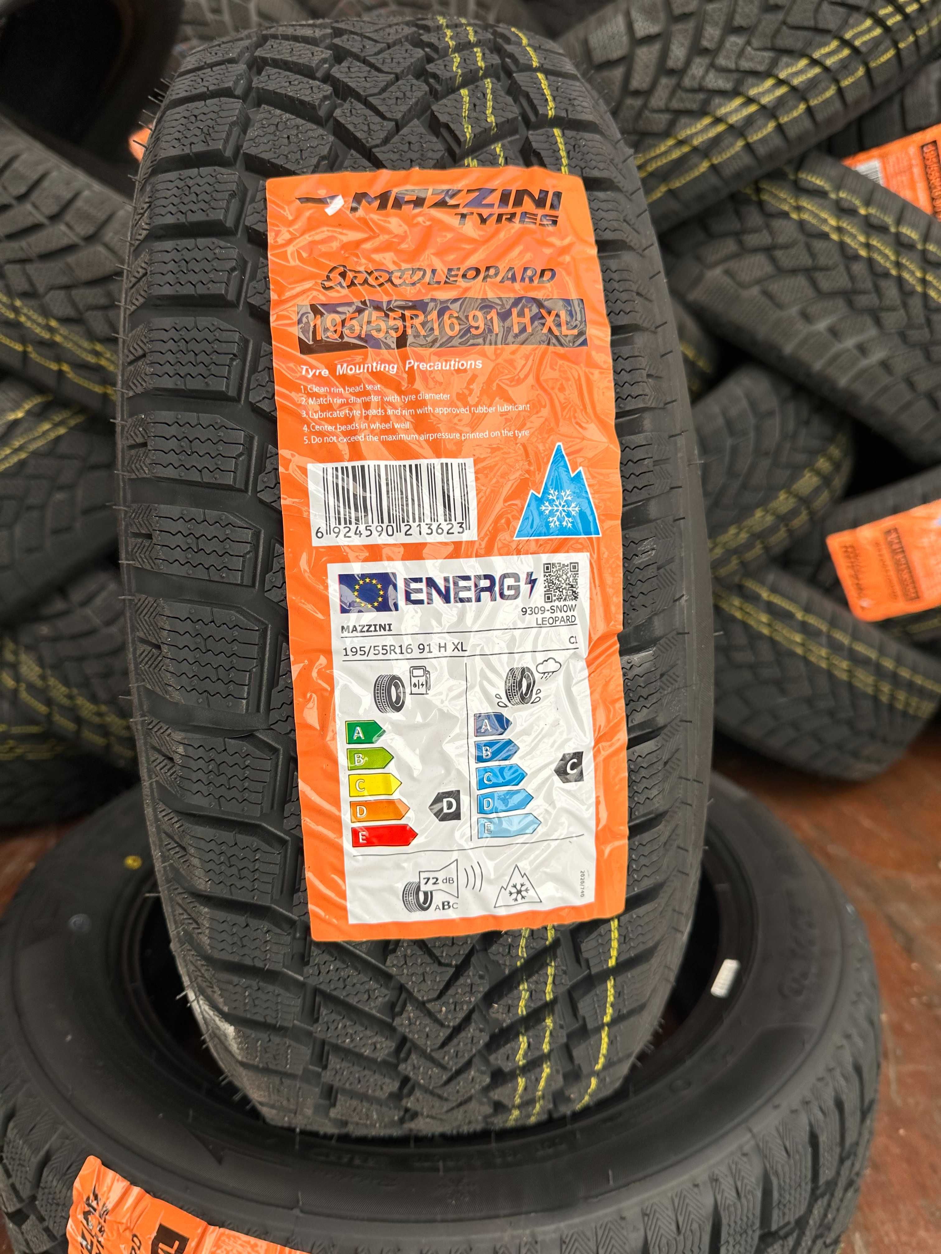 Нови Зимни Гуми Mazzini Snowleopard 195/55R16 91H Нов Dot