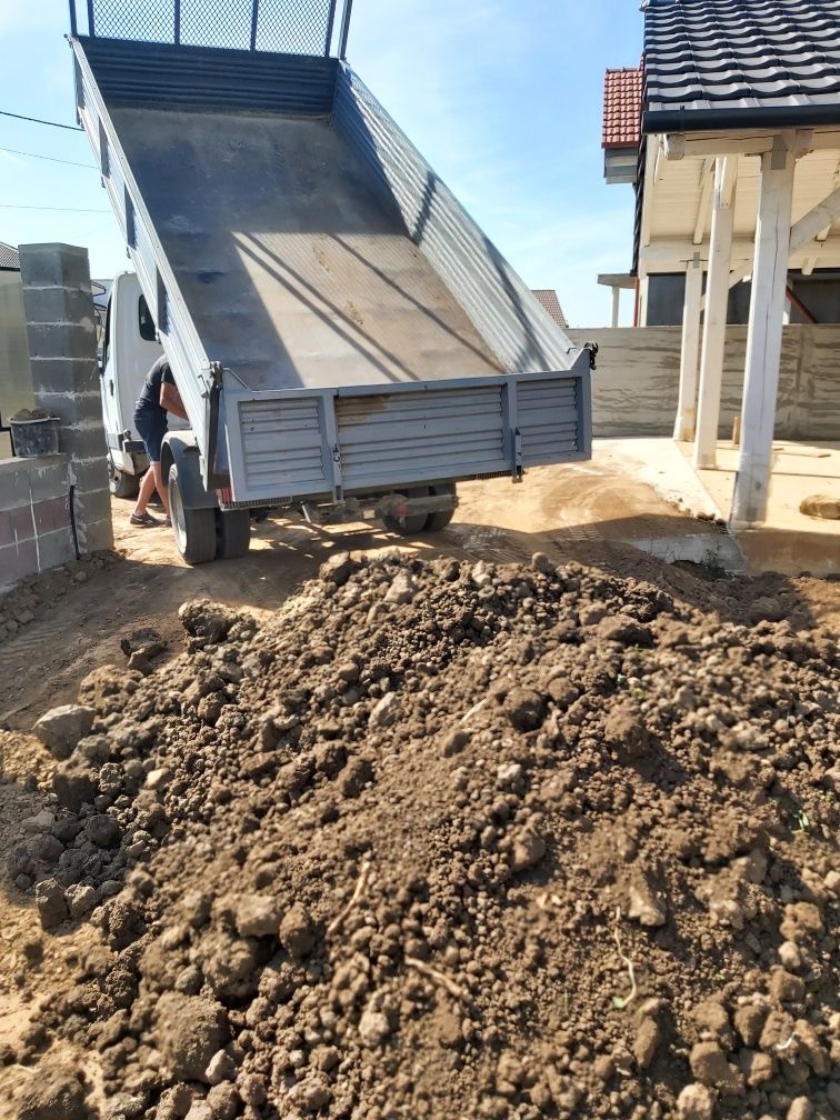 Pamant gazon, nisip 01-03, mărgăritar pamant gradina,  moloz