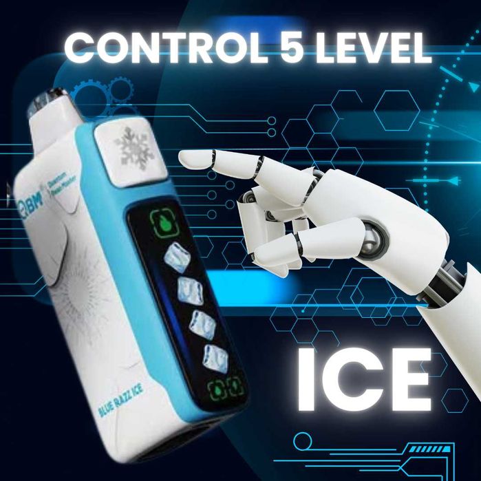 Nou ! Vape cu Ice Reglabil 5 Nivele QBM 40.000 Puffs