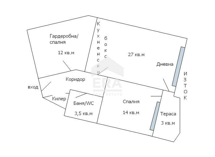 Продава се Двустаен апартамент в Варна, Аспарухово - 94 кв.м за 1394 €/кв.м - Снимка #11