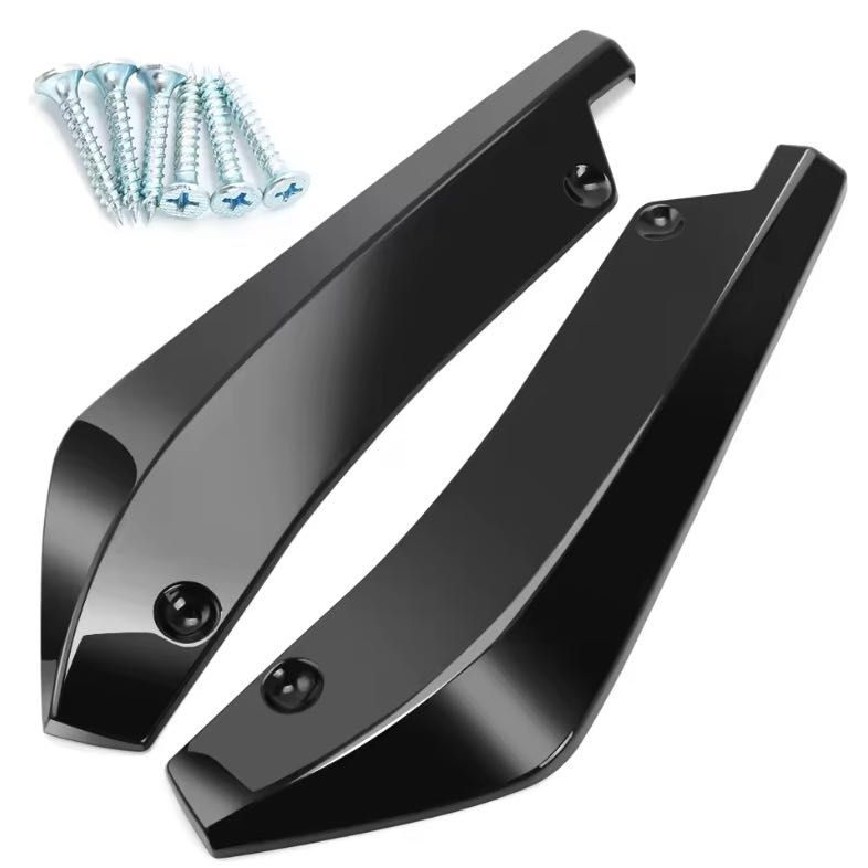 Добавки задна броня BMW E60/E61/E90/E91/F10/F11– карбон,Черен гланц