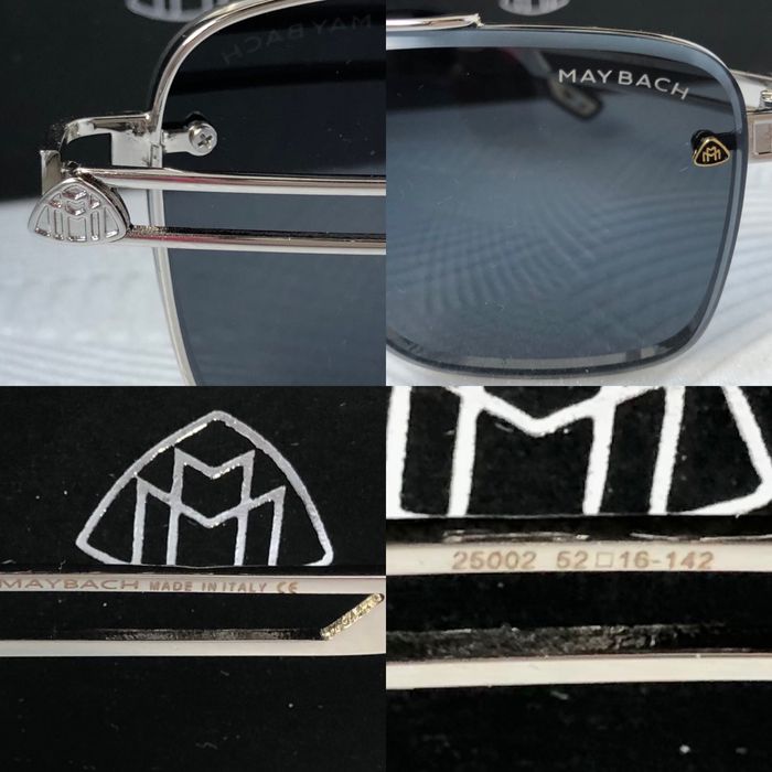 Мъжки слънчеви очила правоъгълни 4 цвята Maybach