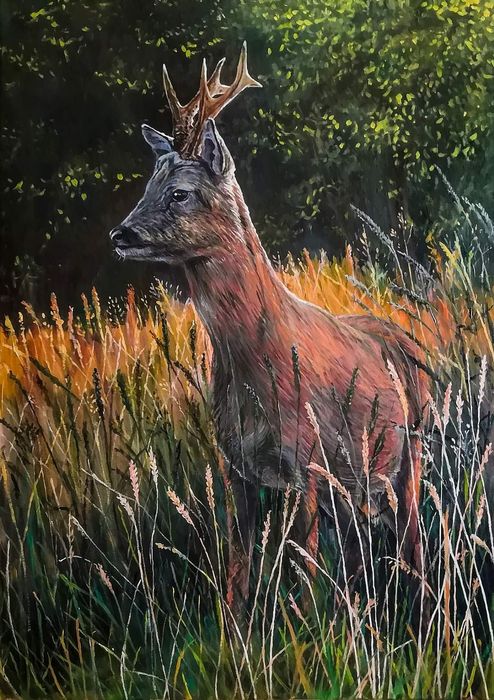 Picturi - peisaje natură / vânat