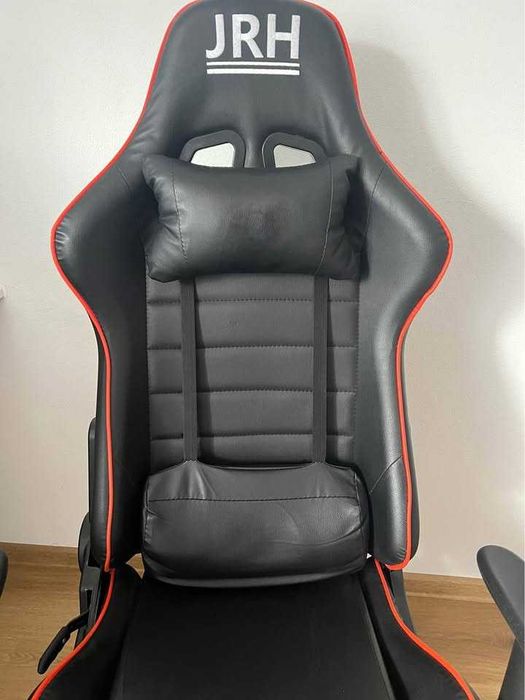 Vând scaun gaming JRH negru-rosu