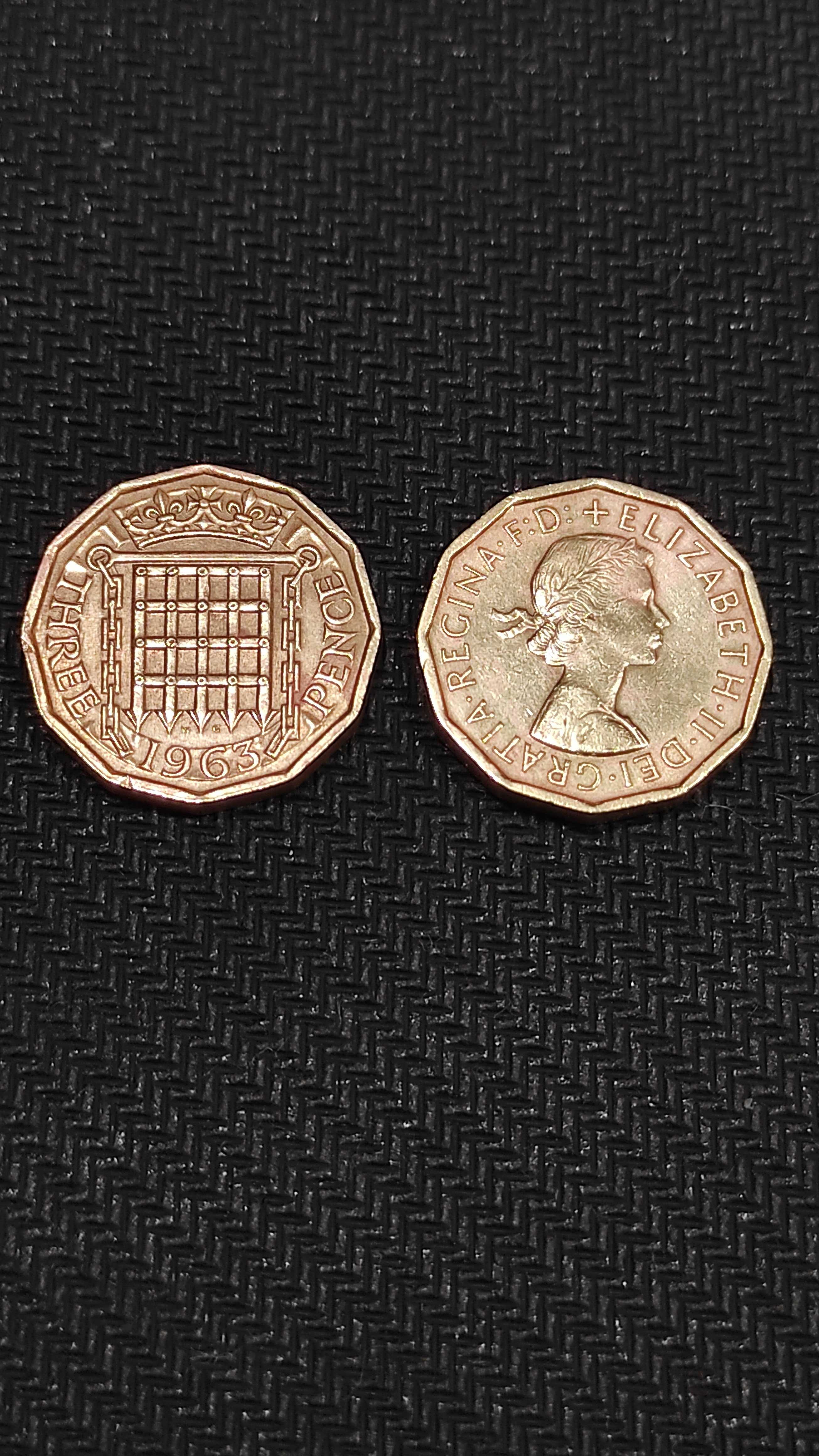 Английски монети. Великобритания › Кралица Елизабет II (1954-1967)