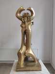 ,, Floare Cosmică '' statuie din bronz turnat