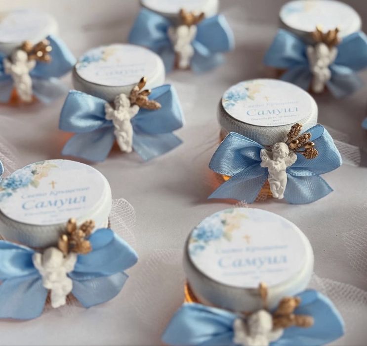 Подаръци за гости - кръщене, погача, бал, сватба, рожден ден