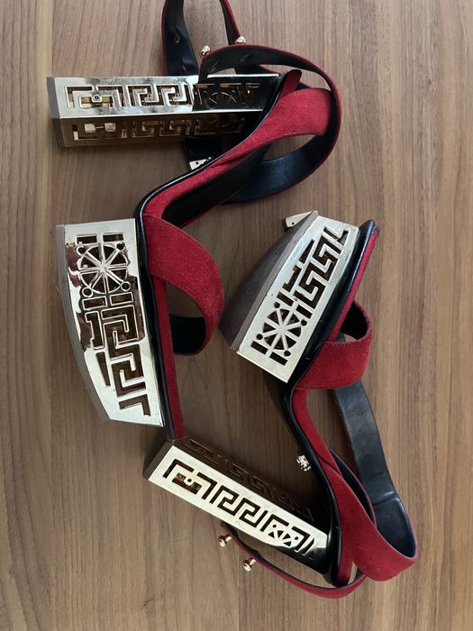 Sandale Versace rosii