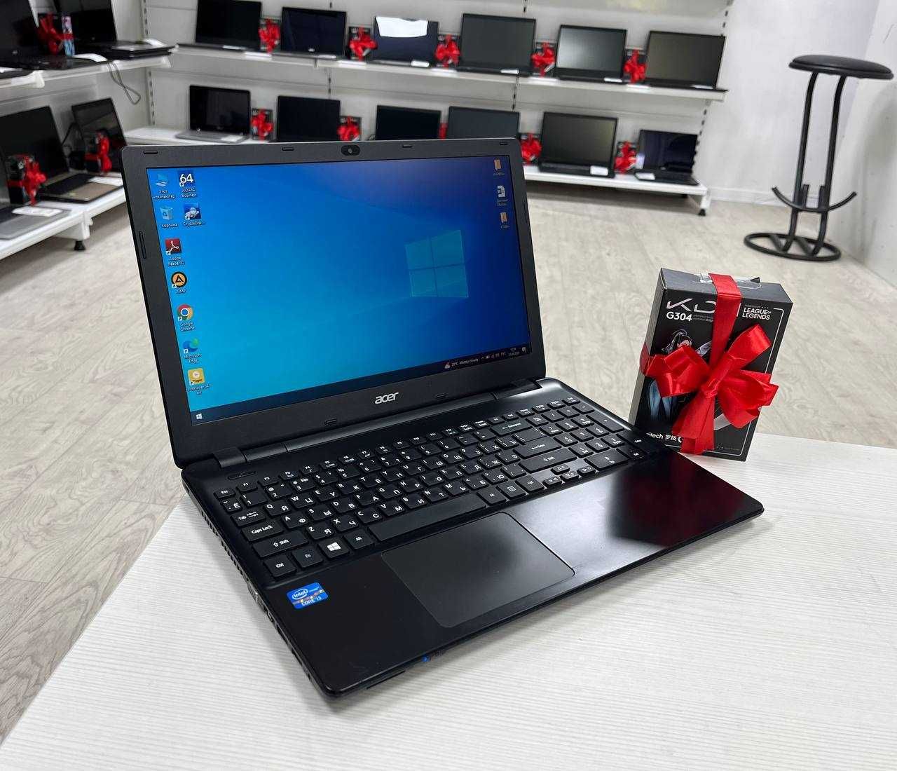 ACER e5 Core i3/озу 8гб/SSD 128/HDd 1Tb Для офисных работ