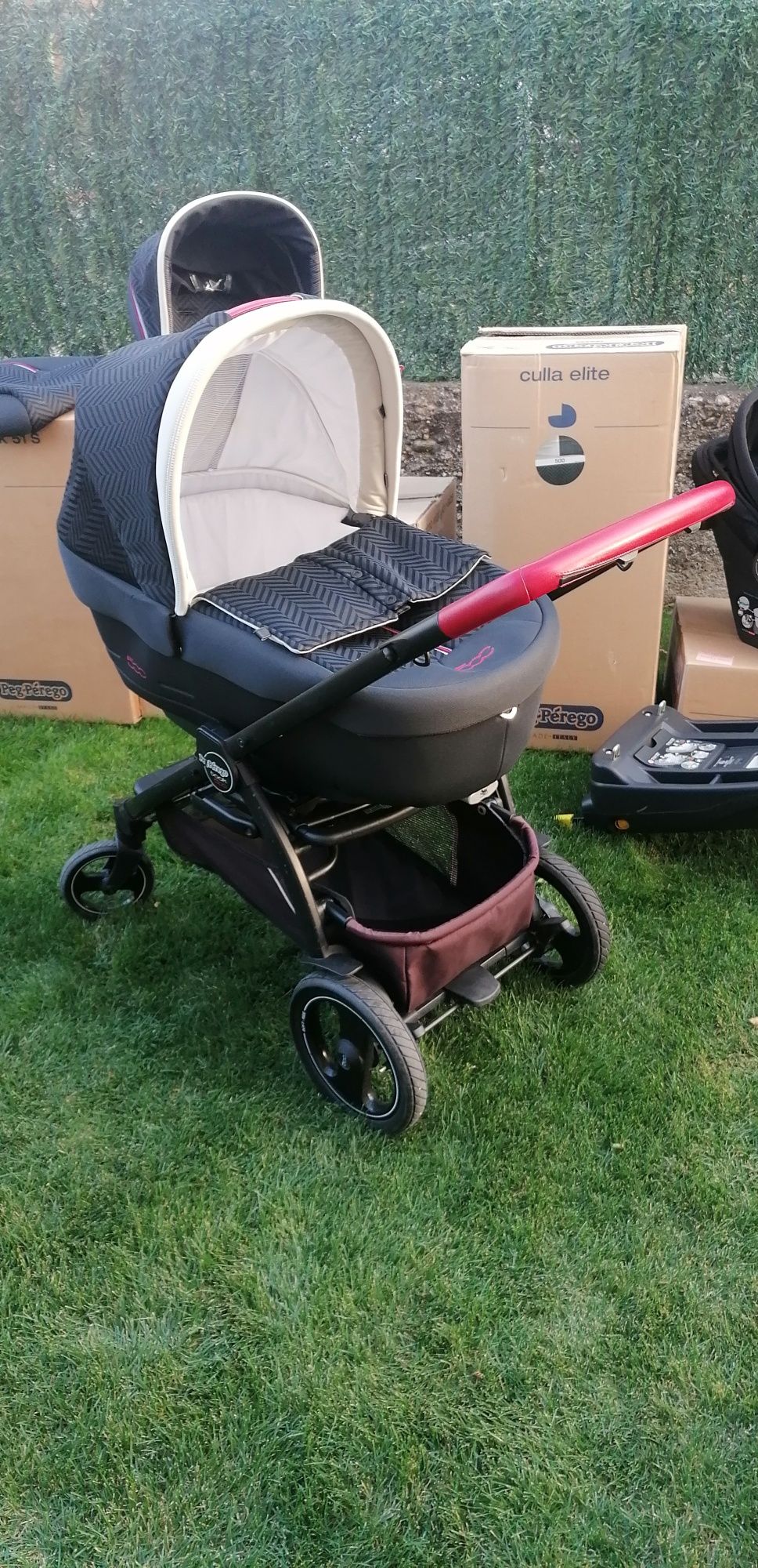 Бебешка количка Peg Perego Fiat 500 3в1