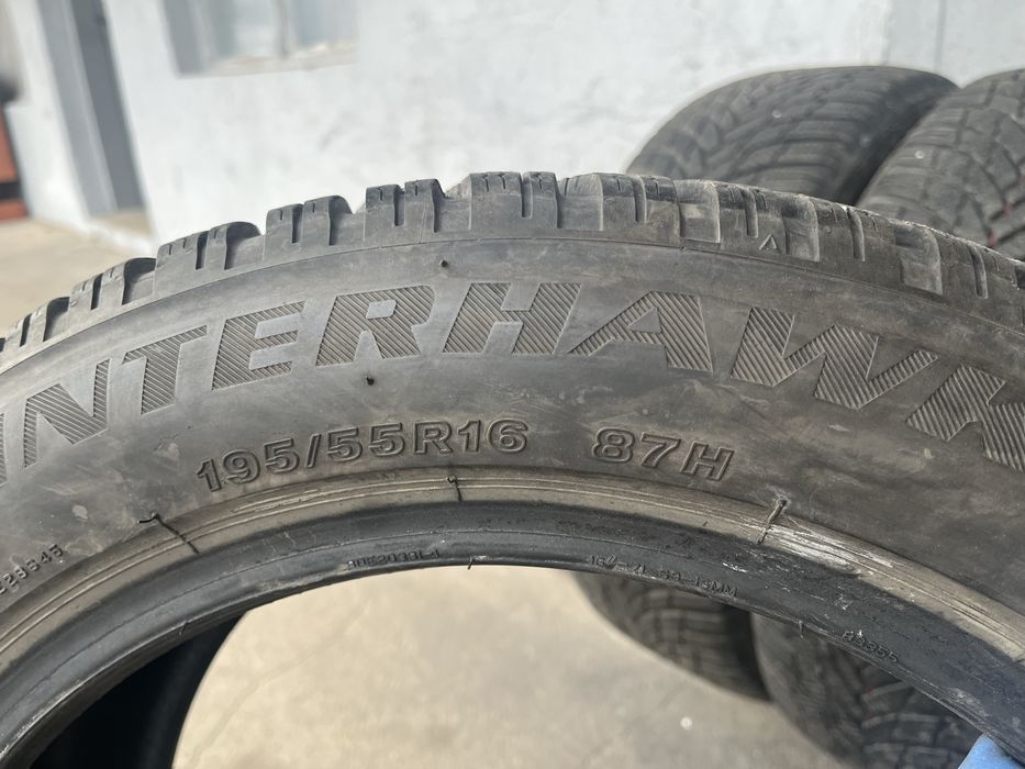 4 бр. зимни гуми 195/55/16 Firestone 6-7 mm DOT 3820