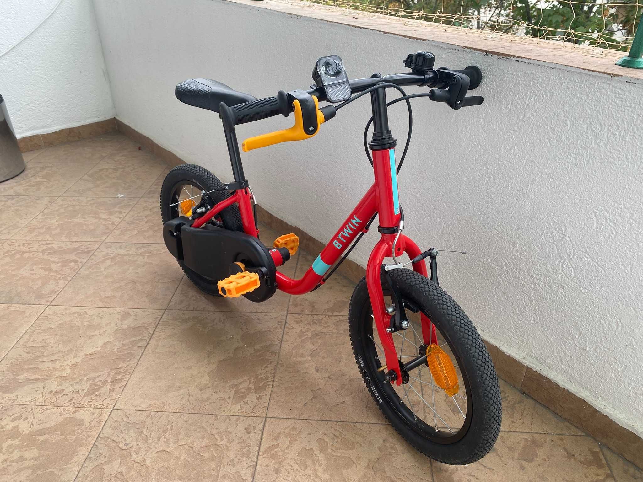 Детски Велосипед 2в1 14" DISCOVER 500 Декатлон гаранция