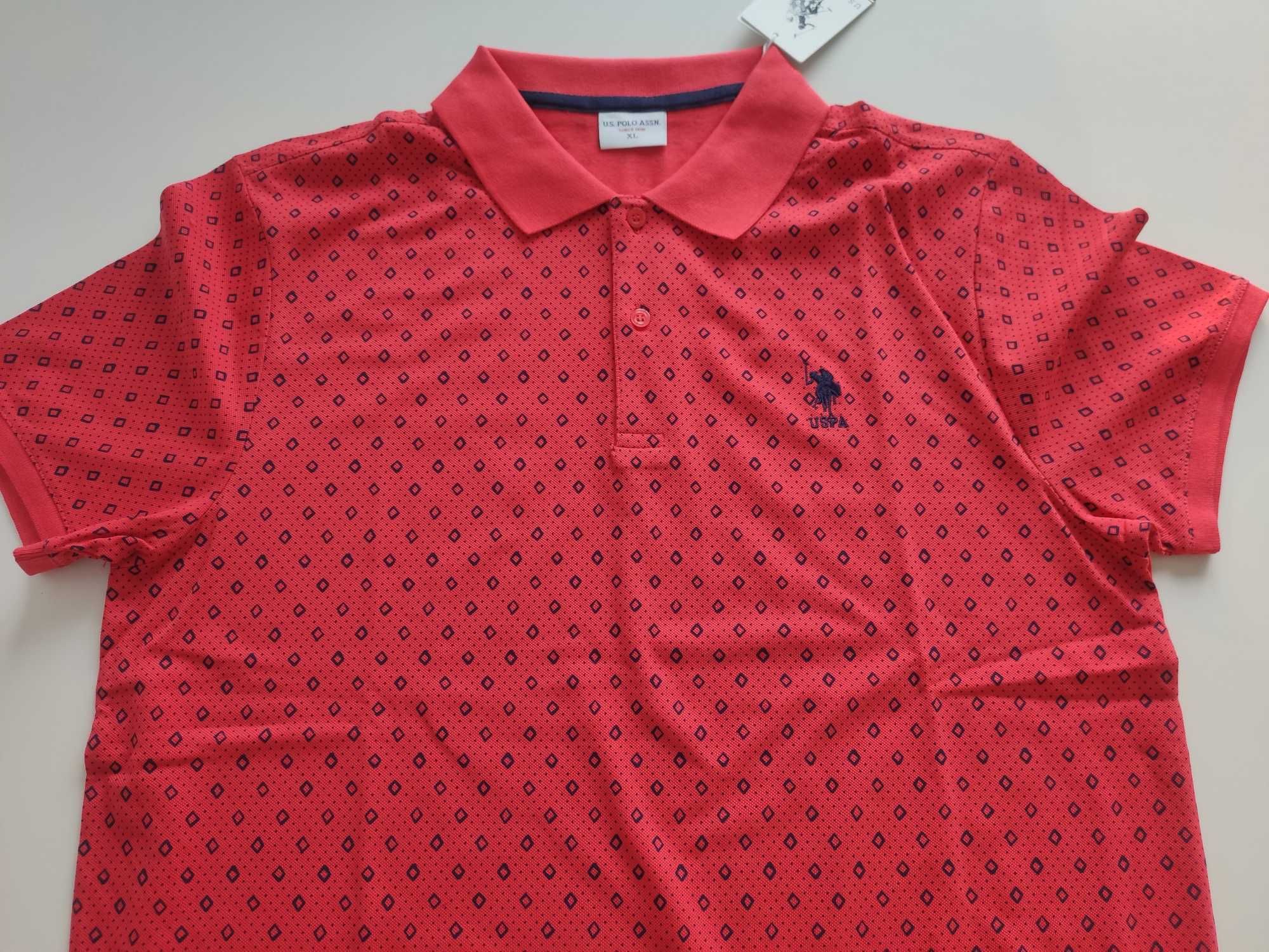 U.S. Polo Assn. Оригинална мъжка тениска М , 2 МОДЕЛА