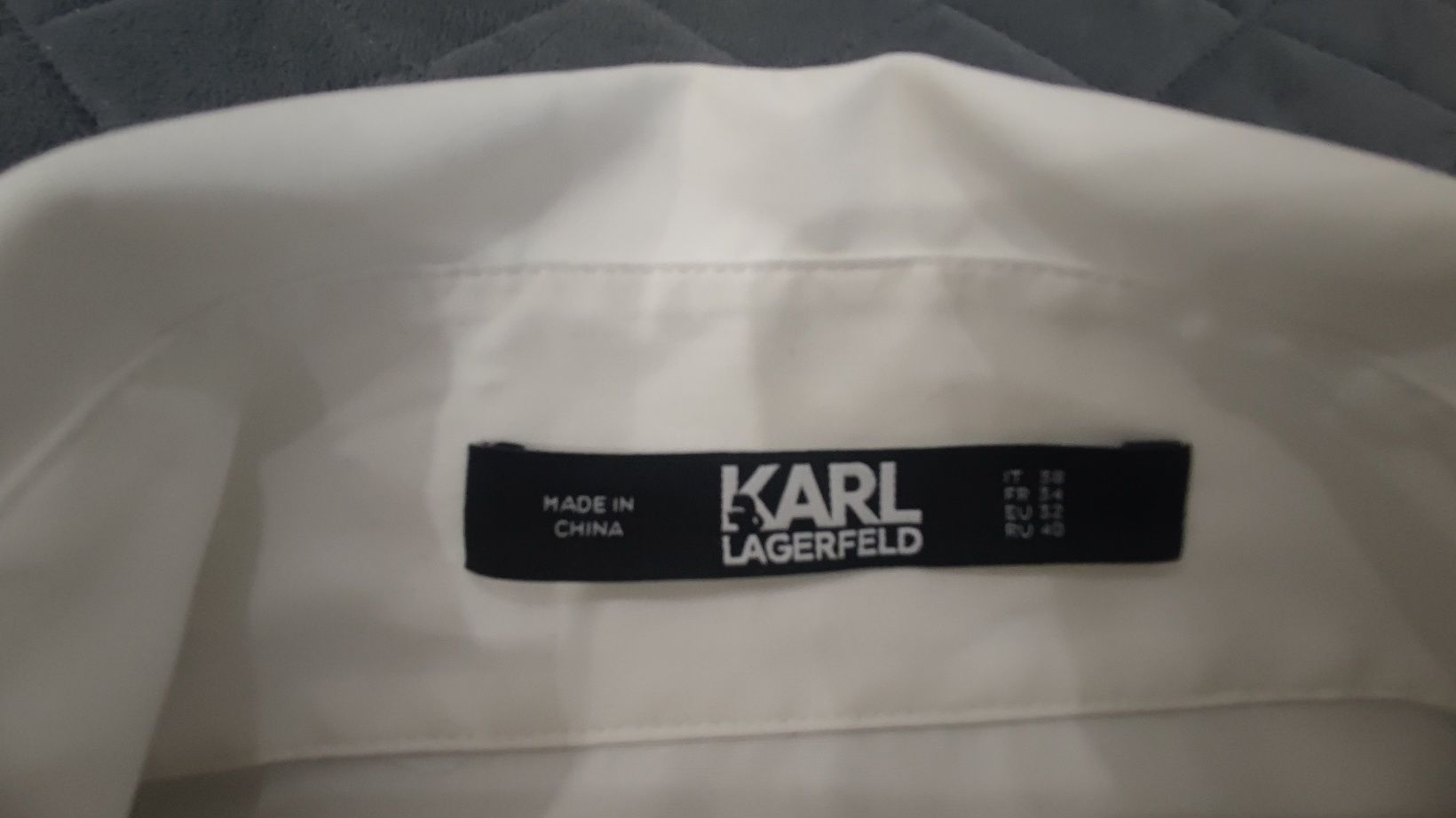 Karl Lagerfeld Красива бяла риза Нова