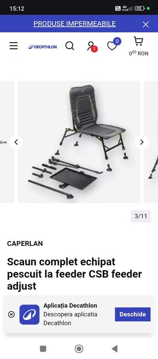 Vand scaun feeder sau schimb cu navomodel plantat