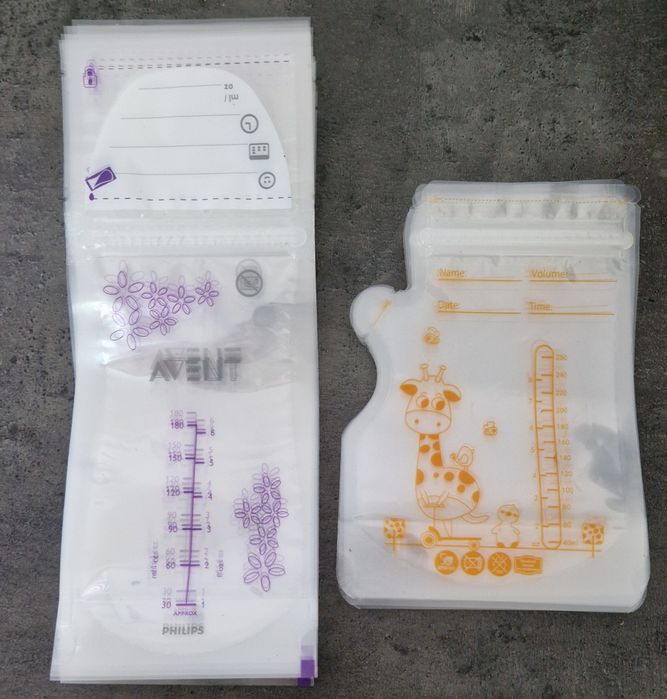 Pungi stocare lapte Philips