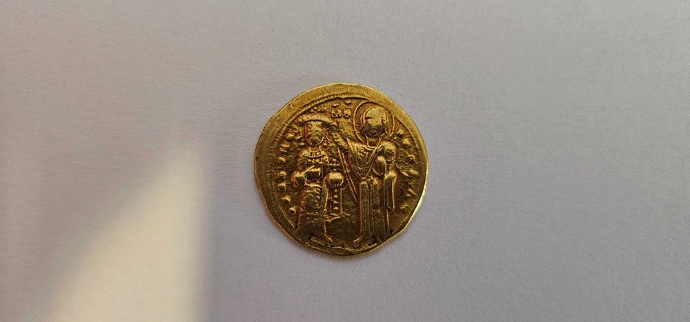 Moneda Aur Bizantina 1028-1034 - ROMAN III ARGYRE HISTAMENON NOMISMA