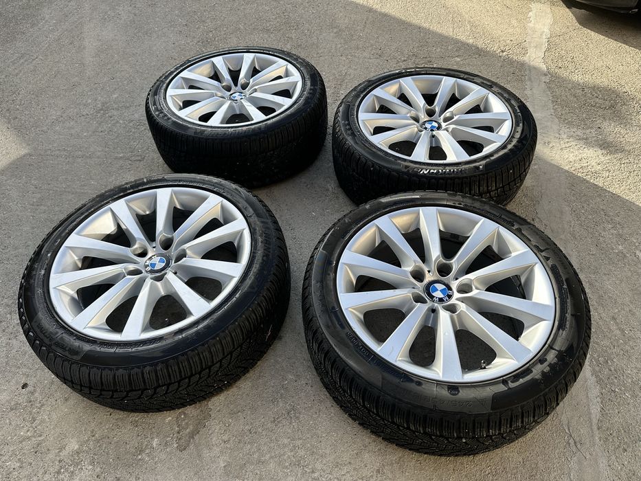 Vand 4 Jante Originale BMW 18 Inch Cu Anvelope noi M+S 245 45 18