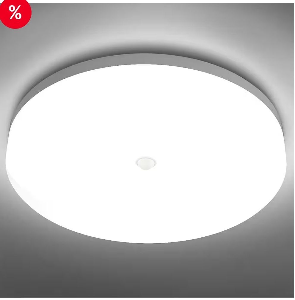 Plafoniera LED cu detector de miscare, lumina cu senzor IP5