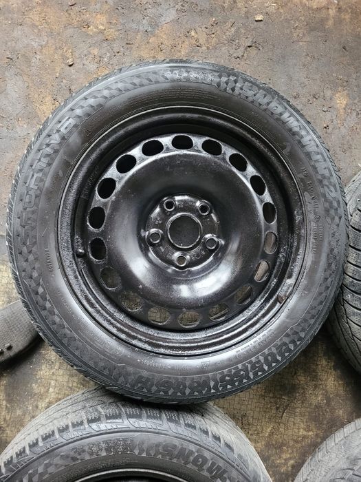 Jante tabla 5x112 VW audi cauciucuri iarna 205 55 16 M+S