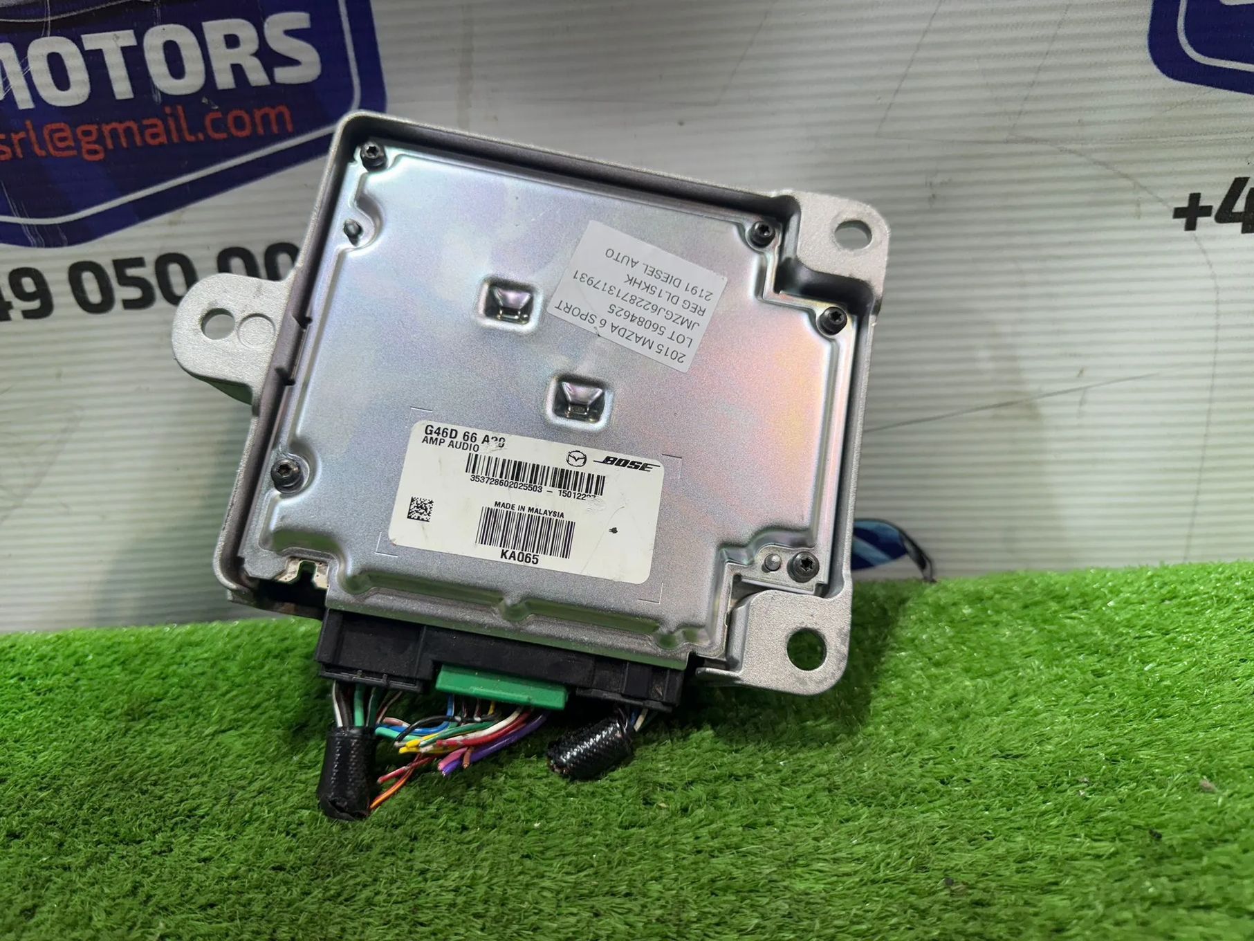 AMPLIFICATOR AUDIO MAZDA 6 SPORT 2015 2.2 DIESEL BREAK COD OEM G46D66A30 KA065 2012-2025