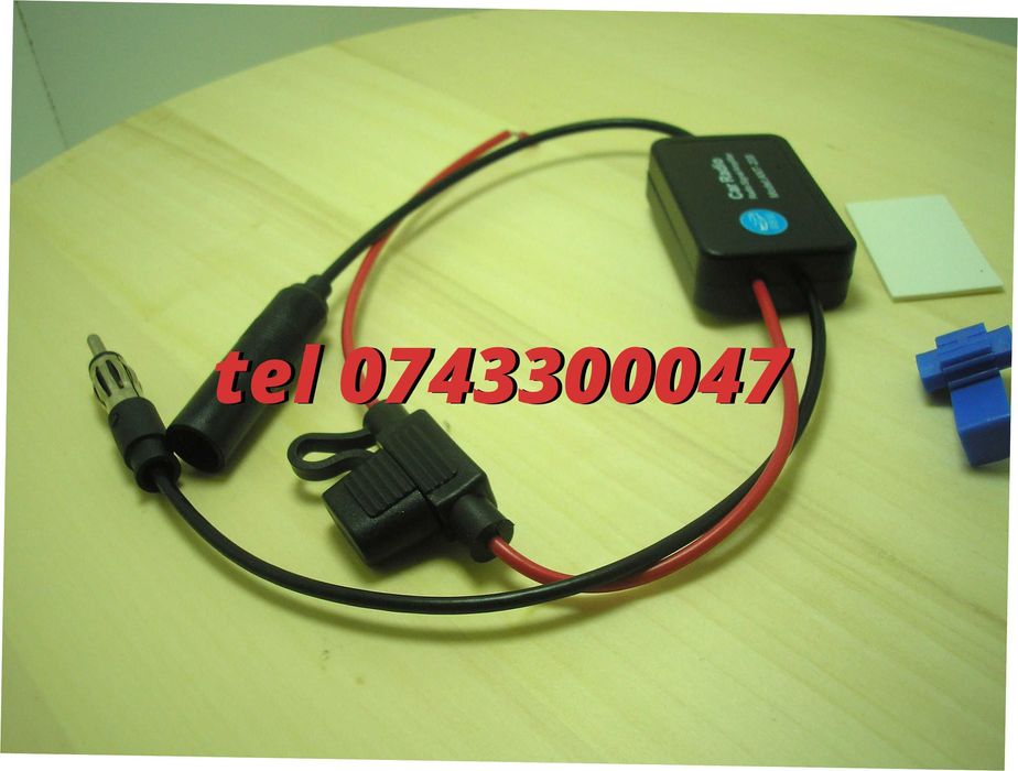Amplificator Semnal Antena Radio Auto Fm 12v