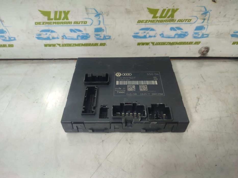 Calculator scaun 4H0959760F Audi A8 D4/4H [2010 - 2014]