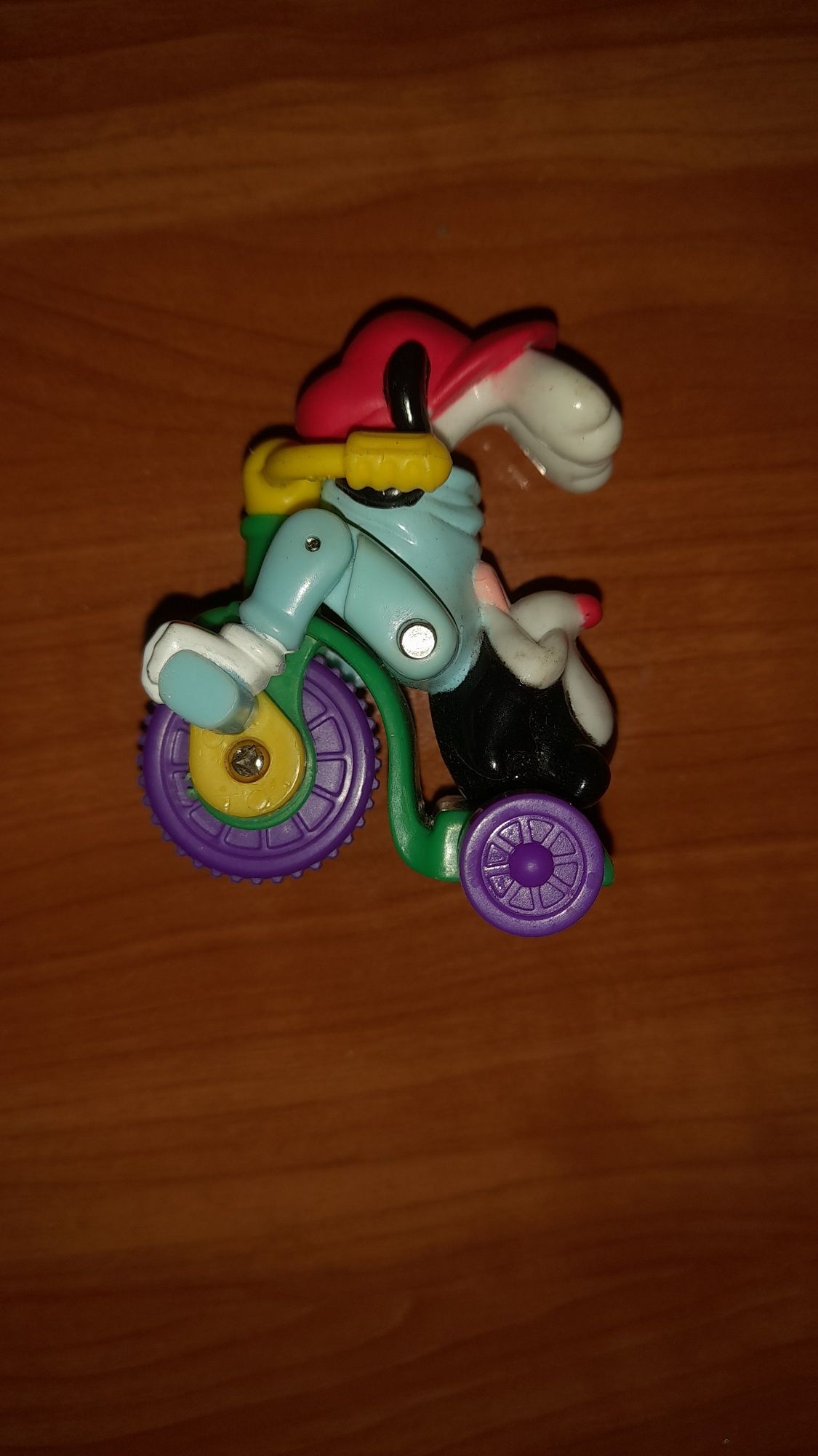 1993 Wakko Animaniacs Toy On Trike Upside Down Warner Bros