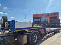 Kaessbohrer 3 AXE, 2019, RAMPE DUBLE hidraulice, Rampe gatul de lebada lungime 3,9m, masa totala 48t, greutate propie 9,8t, Util 38,2t, suporti extensii laterale, inaltime podea 0,89m, lungime podea joasa 9,3m, obloane gat lebada, axe BPW, PROMOTIE 43900