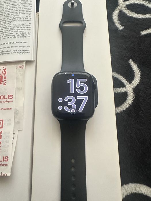 Apple Watch Series 9 – 45 мм, 100% батерия, идеално състояние