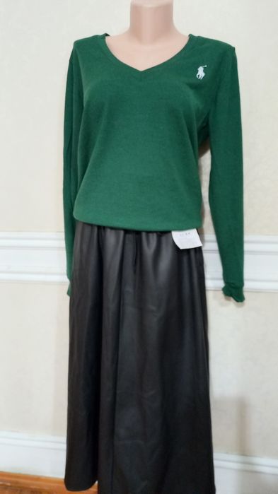 Юбка новая кожаная , итальянская, натуральная кожа