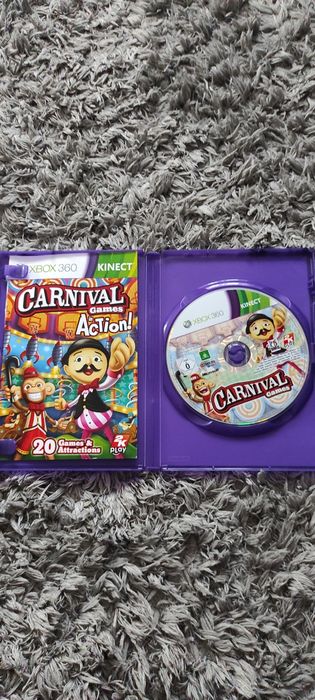 Transport curier 16lei Joc/jocuri Kinect Carnival Action! Xbox360