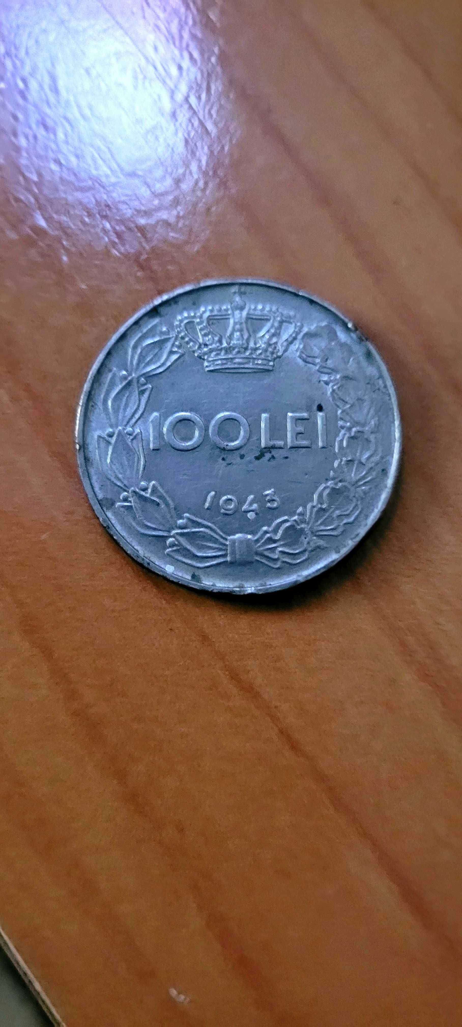 Moneda 100 lei din 1943