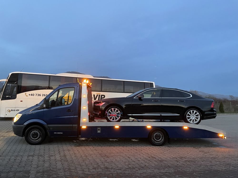 Tractari auto -24/24h-TRANSPORT AUTO , Asistenta rutiera.PLATFORMA 6T