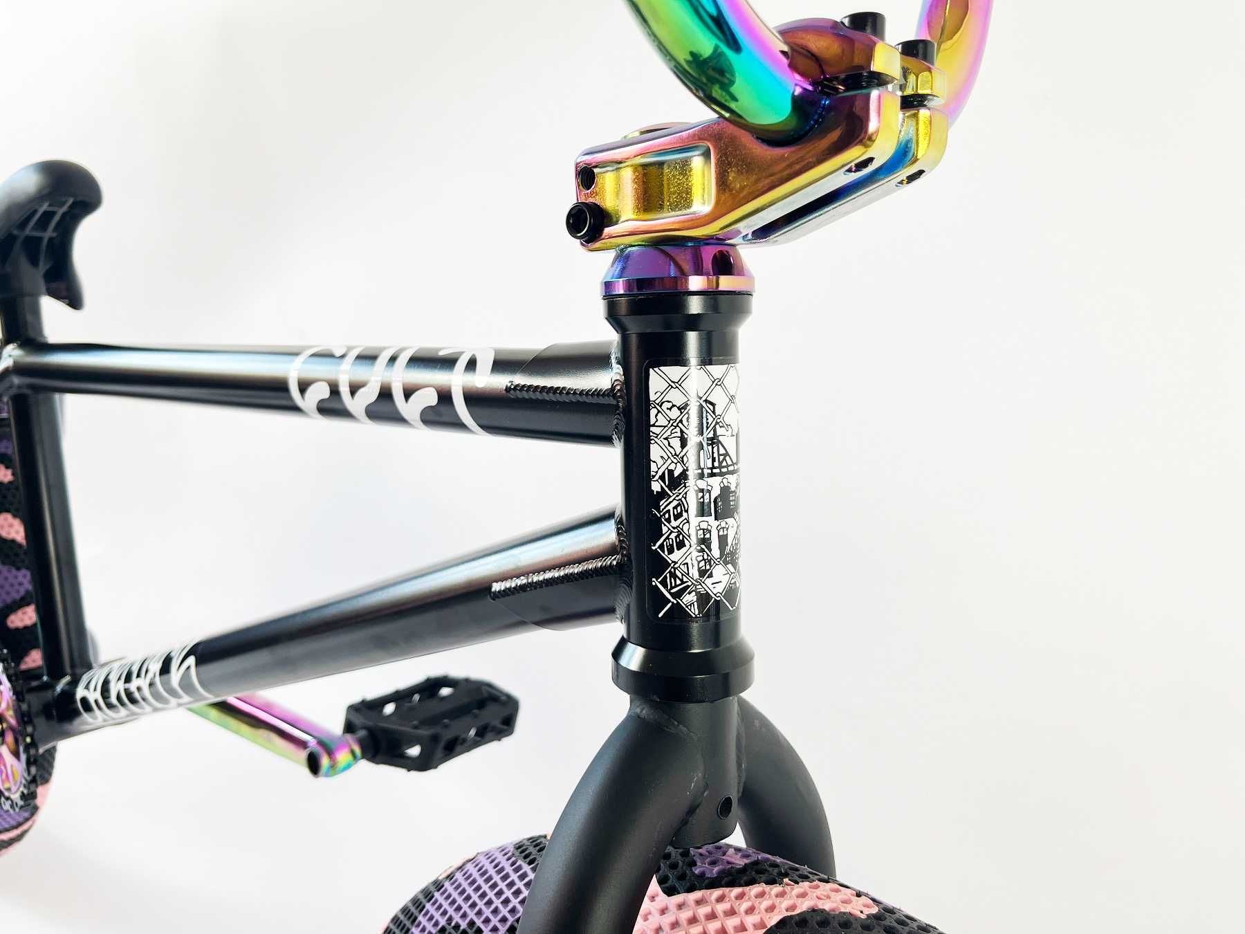 НОВИ BMX CULT DEHART OILSLICK 20 " цола цяло колело цял БМХ