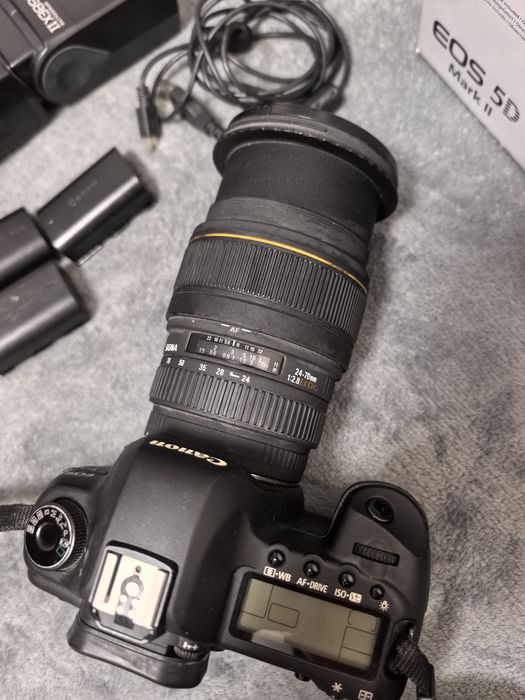 Canon 5d mark II + обективи, светкавица и аксесоари