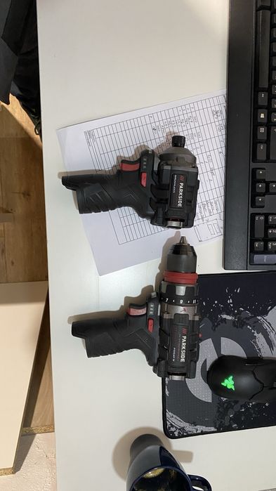 Parkside Винтоверт и Импакт 12V без батерия